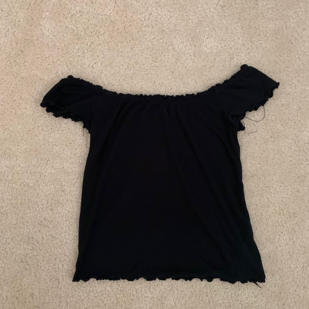 Off Shoulder Crop Tops